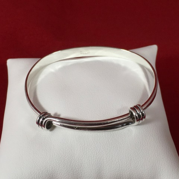 Ed Levin Sterling Silver Signature Slide Bracelet - Picture 4 of 5